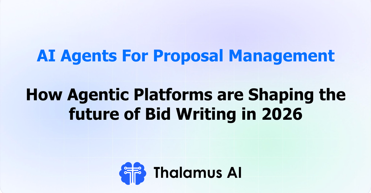 AI Agents for Bid Writing: How Agentic Platforms Are Redefining Proposal Management in 2026